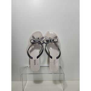 MELISSA Thong Jelly Sandals Harmonic Chrome II Size 5
